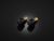 Handle Bar Caps (used with BIKERS Handle Bar) - Black