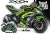 Decal Sticker Kit - Blade Line (Lime/Green) for Kawasaki ZX-10R
