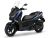 XMAX 300 (2021) Mat Dark Purplish Blue Metallic Plastic Parts Set