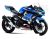 Complete 3M™ Decal Sticker Kit - BLUE/WHITE for Kawasaki Ninja 400