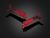 Rear Footrest Set - Red