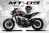 Complete 3M™ Decal Sticker Kit - DARUMA (Blue) for Yamaha MT-09 ('13-'16)