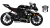 Complete 3M™ Decal Sticker Kit - D.I. D for Yamaha YZF R1