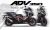 Honda ADV350 Decal Sticker Kit - DNV RACING