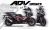 Complete 3M™ Honda ADV 350 ('22-'24) Decal Sticker Kit - DYNA