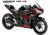 Complete 3M™ Decal Sticker Kit - ECO (red) for Yamaha YZF R3