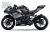 Complete 3M™ Decal Sticker Kit - FIAMM (Gray) for Kawasaki Ninja 400