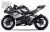 Complete 3M™ Decal Sticker Kit - FIAMM (White) for Kawasaki Ninja 400