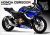 Honda CBR500R (2019) Decal Sticker Kit - FIREBLADE SP (BLUE)