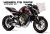 Complete 3M™ Honda CB650F (2017) Decal Sticker Kit - Furious Line
