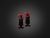Front Shock Up Adjusters - Red