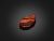 Front Brake Reservoir Cover - Orange