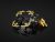 Adjustable License Plate Support - Light Gold