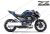 Complete 3M™ Decal Sticker Kit - KRT (Blue) for Kawasaki Z800