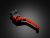 Premium Folding Adjustable Clutch Lever 01 - Orange
