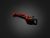 Premium Folding Adjustable Front Brake Lever - Orange