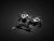 Rear License Support - Black