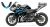 Complete 3M™ Decal Sticker Kit - Monster (Light Blue) for Yamaha YZF R3