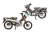 Complete 3M™ Honda CT125 Decal Sticker Kit - RALLY V.2 (Gray)