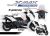 Complete 3M™ Decal Sticker Kit - Wave (Black) for Yamaha XMAX CONNECTED ('23-'24)
