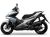 Yamaha Aerox Silver Plastic Set